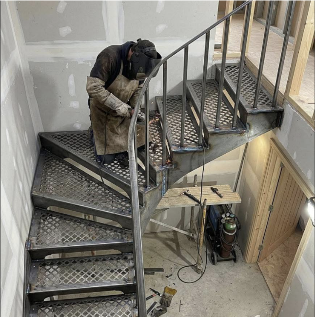 Custom Steel Staircase